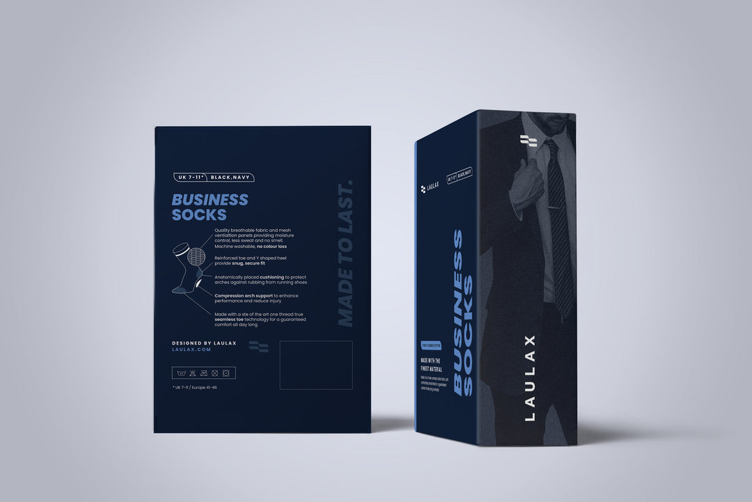 4 paires de chaussettes d'affaires en coton peigné le plus fin, à bout lisse et sans couture, beige, coffret cadeau