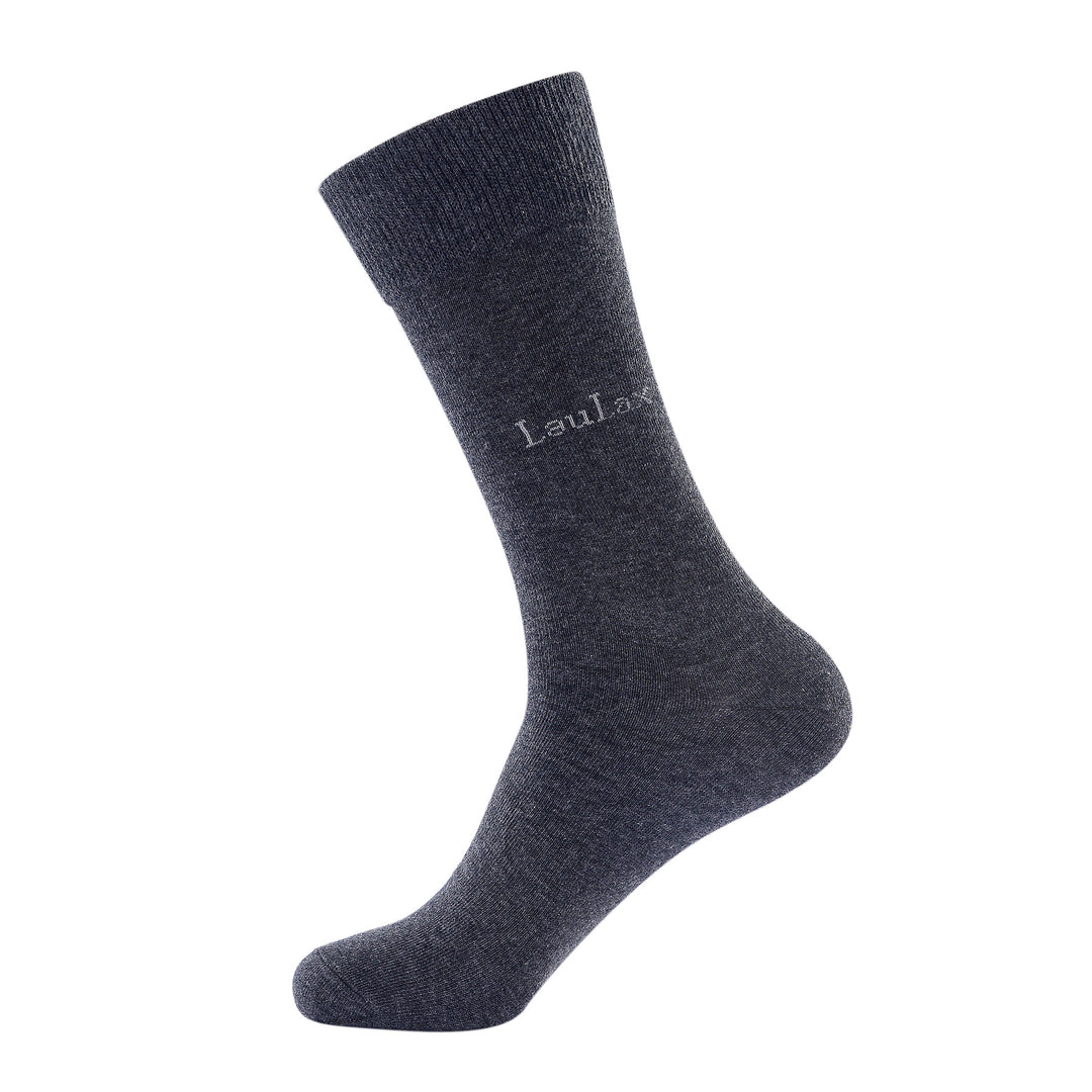 Chaussettes formelles en coton peigné de haute qualité, anthracite