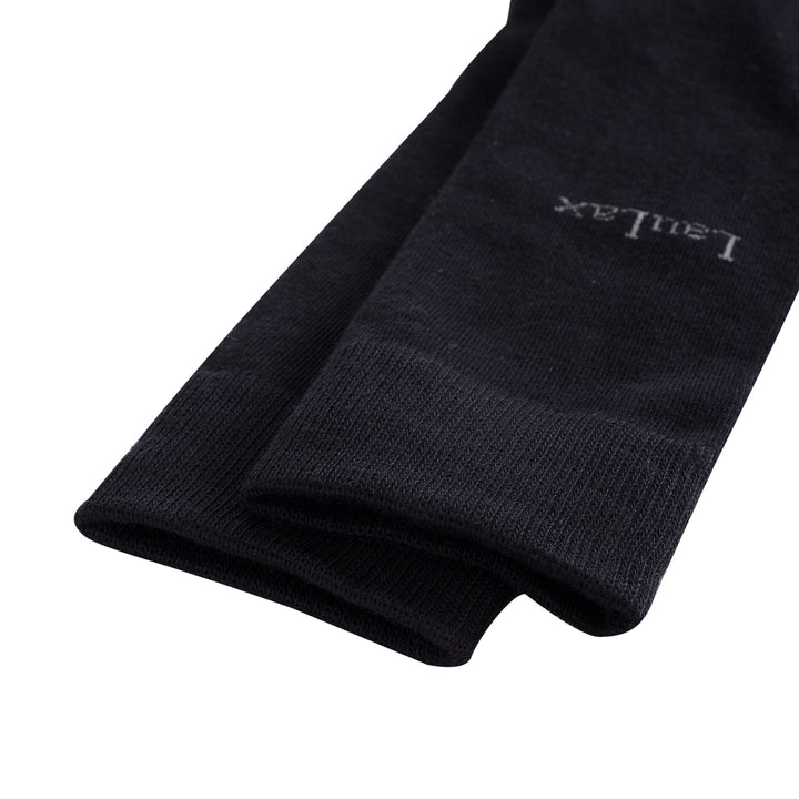 4 paires de chaussettes habillées en coton peigné de haute qualité, noires, coffret cadeau, sac de lavage pour chaussettes de vœux