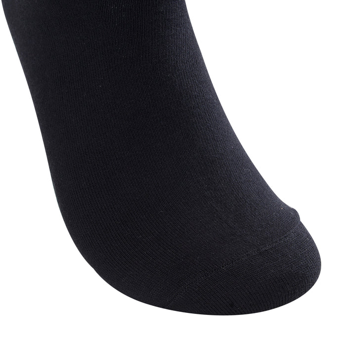 4 paires de chaussettes habillées en coton peigné de haute qualité, noires, coffret cadeau, sac de lavage pour chaussettes de vœux