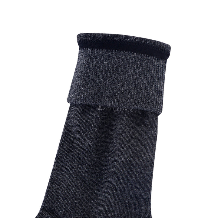Chaussettes formelles en coton peigné de haute qualité, anthracite