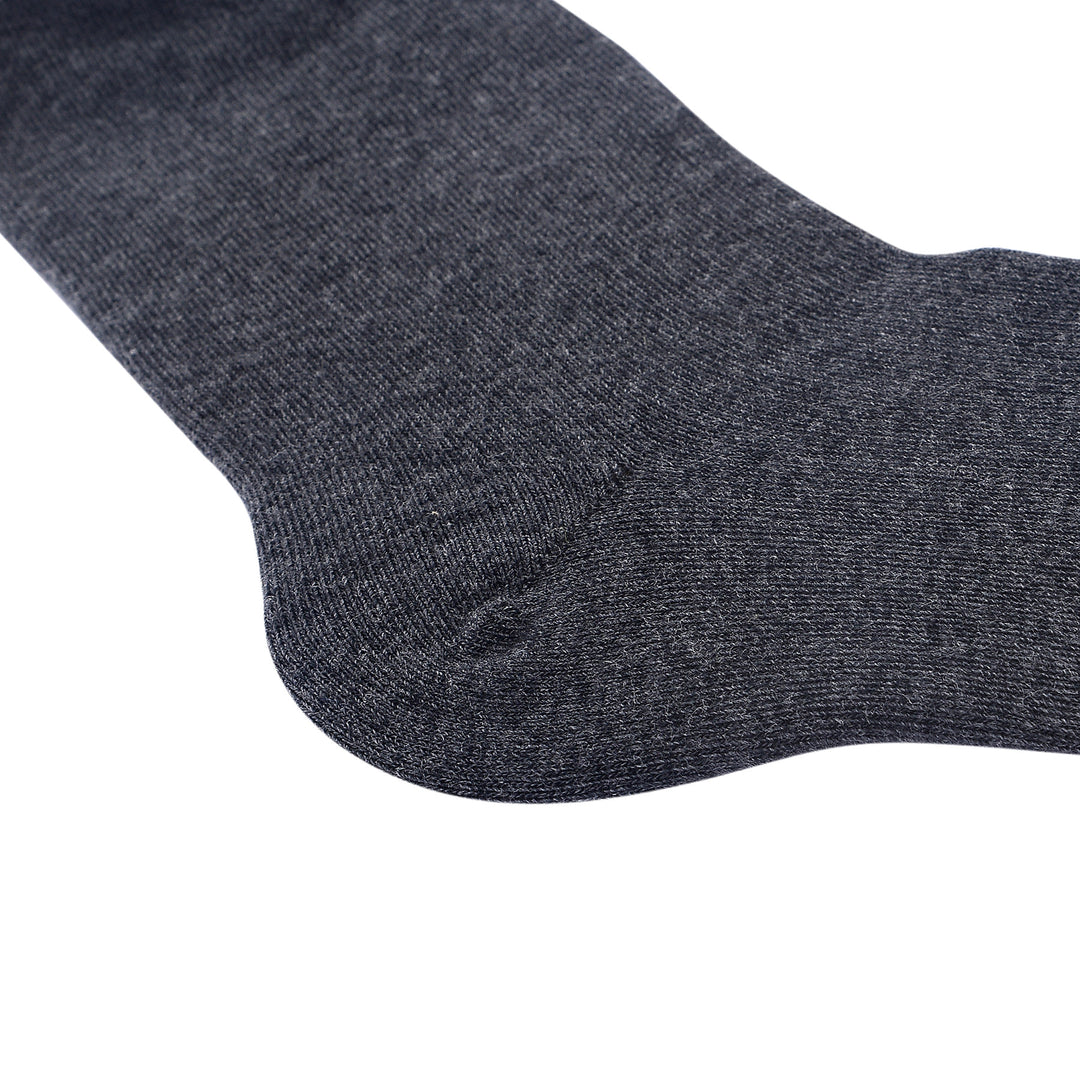Chaussettes formelles en coton peigné de haute qualité, anthracite