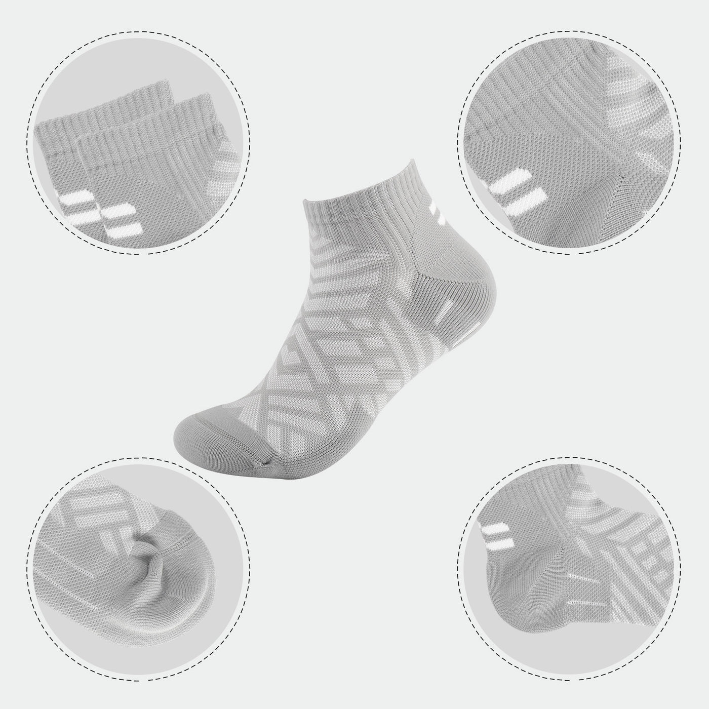 2 pares de calcetines tobilleros de senderismo para hombre de alta calidad, talla UK 7-11/Europa 40-46