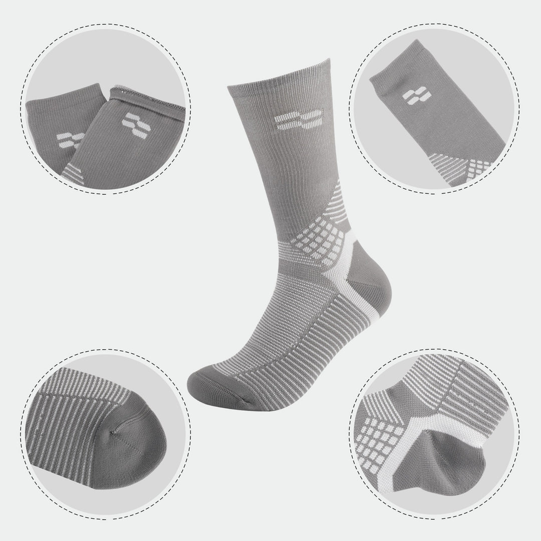 2 Pairs High Quality Men's Knee High Hiking Socks Size UK 7-11/ Europe 40-46