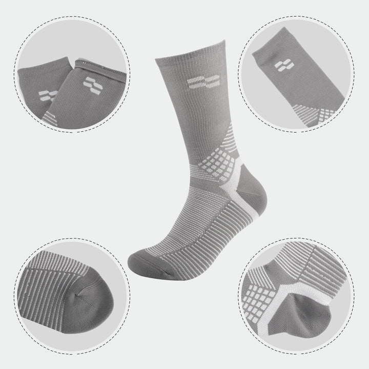 2 Pairs High Quality Men's Knee High Hiking Socks Size UK 7-11/ Europe 40-46