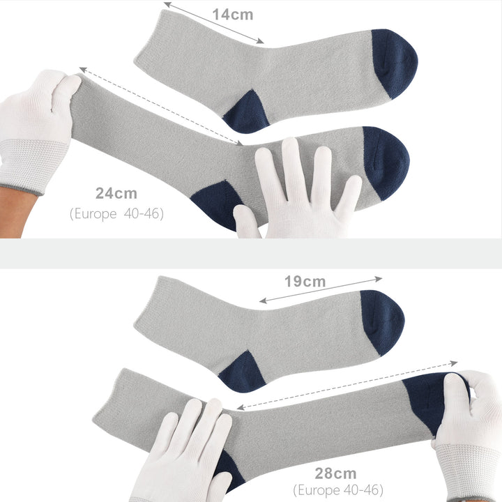 Laulax Chaussettes moelleuses d'hiver pour hommes, coffret cadeau 4 paires, taille UK 7-11/Europe 40-46