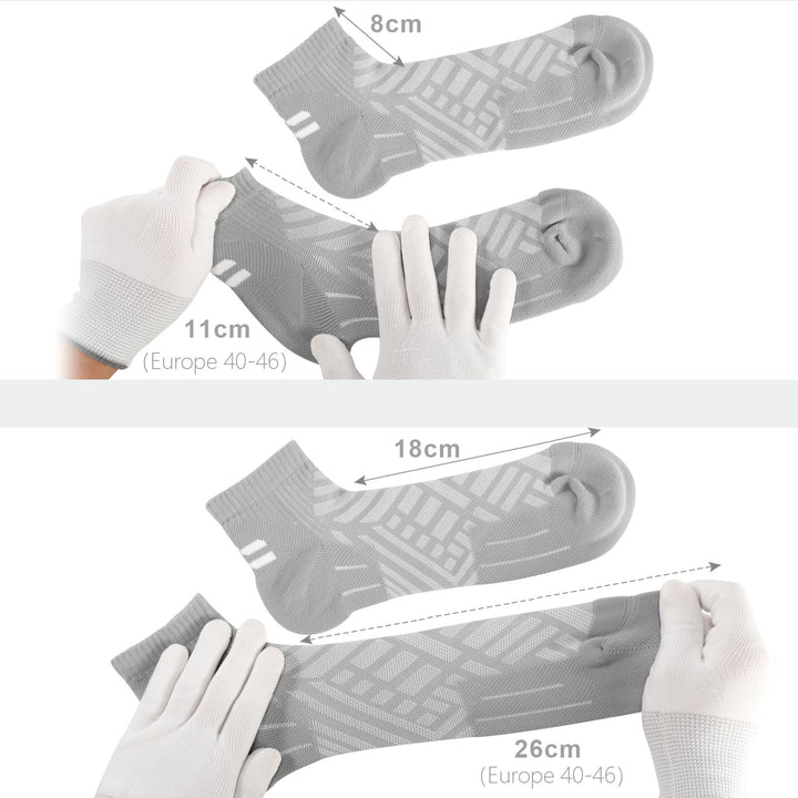 2 Pairs High Quality Men's Ankle Hiking Socks Size UK 7-11/ Europe 40-46