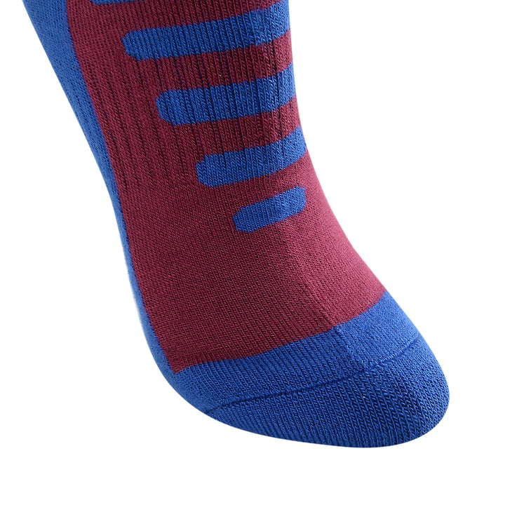 3 Pairs Cashmere-Like Long Hose Thermal Men's Ski Socks, Black, Blue, Burgundy, Gift Set