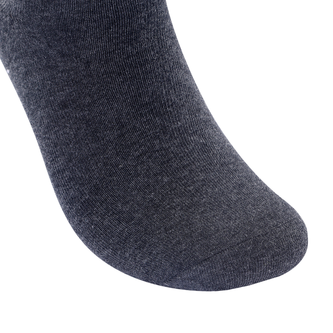 4 Pairs Finest Combed Cotton Smooth Seamless Toe Business Socks, Dark Grey / Anthracite, Gift Set