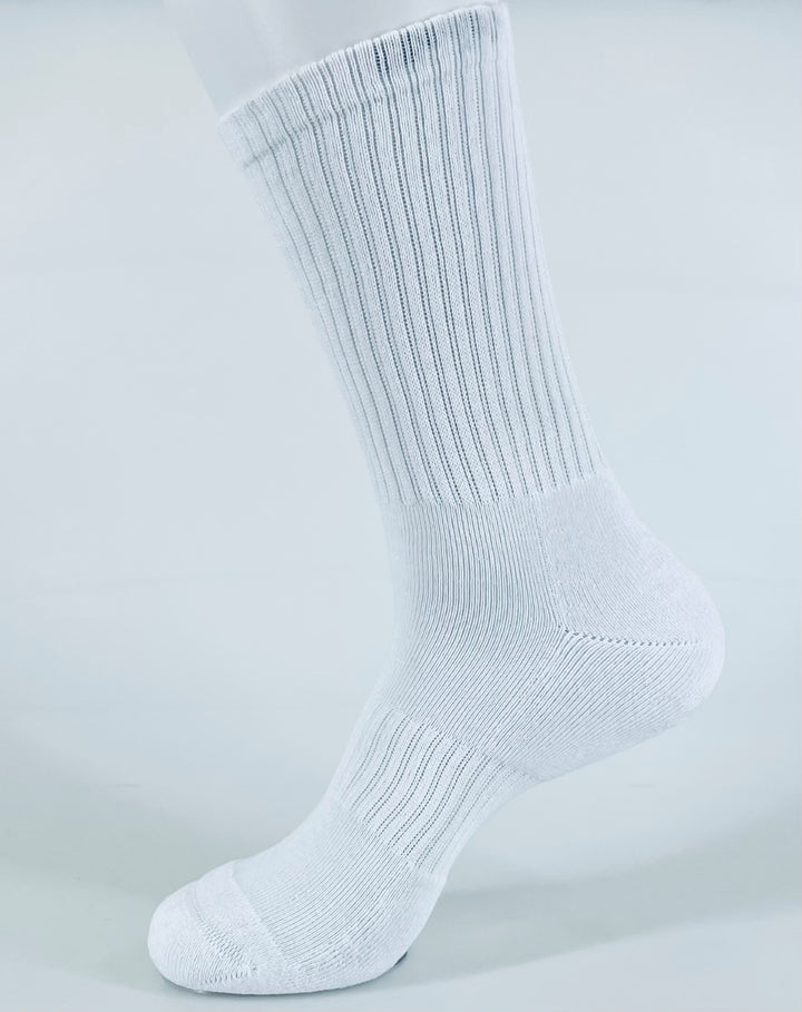 Laulax men boy sport socks profession UK 9-11 cushioned crew seamless 3 Pairs