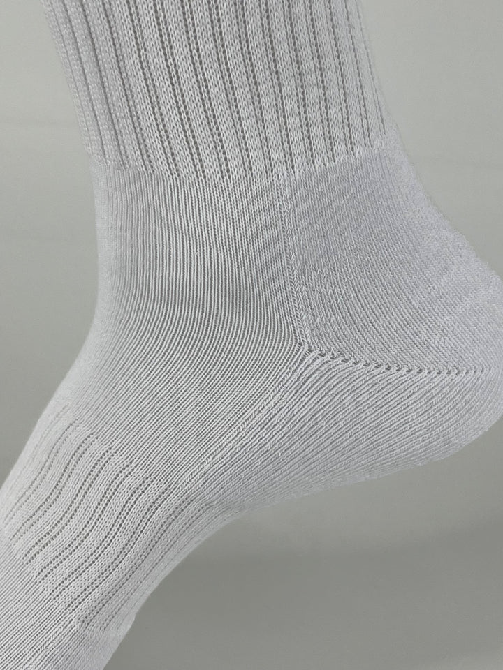 Laulax men boy sport socks profession UK 9-11 cushioned crew seamless 3 Pairs