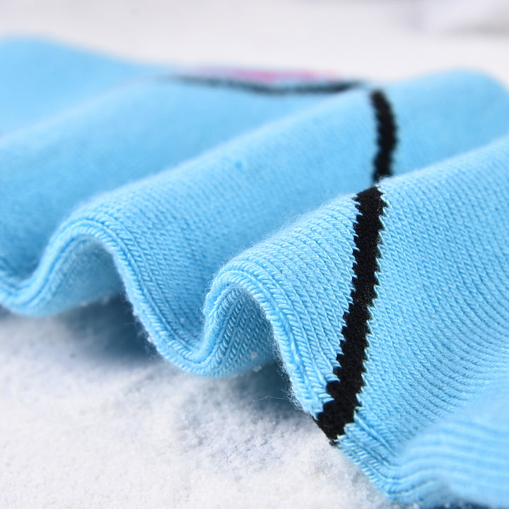 Laulax 3 paires de chaussettes de ski à tuyau long pour femme, imitation cachemire, taille UK 3 - 7 / Europe 36 - 40, coffret cadeau, violet, bleu, noir