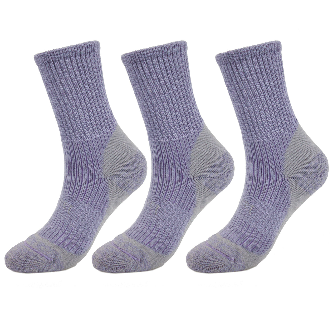 Laulax Ladies finest wool loos top gentle grip winter socks, 3 Pairs Gift Set in 2 designs