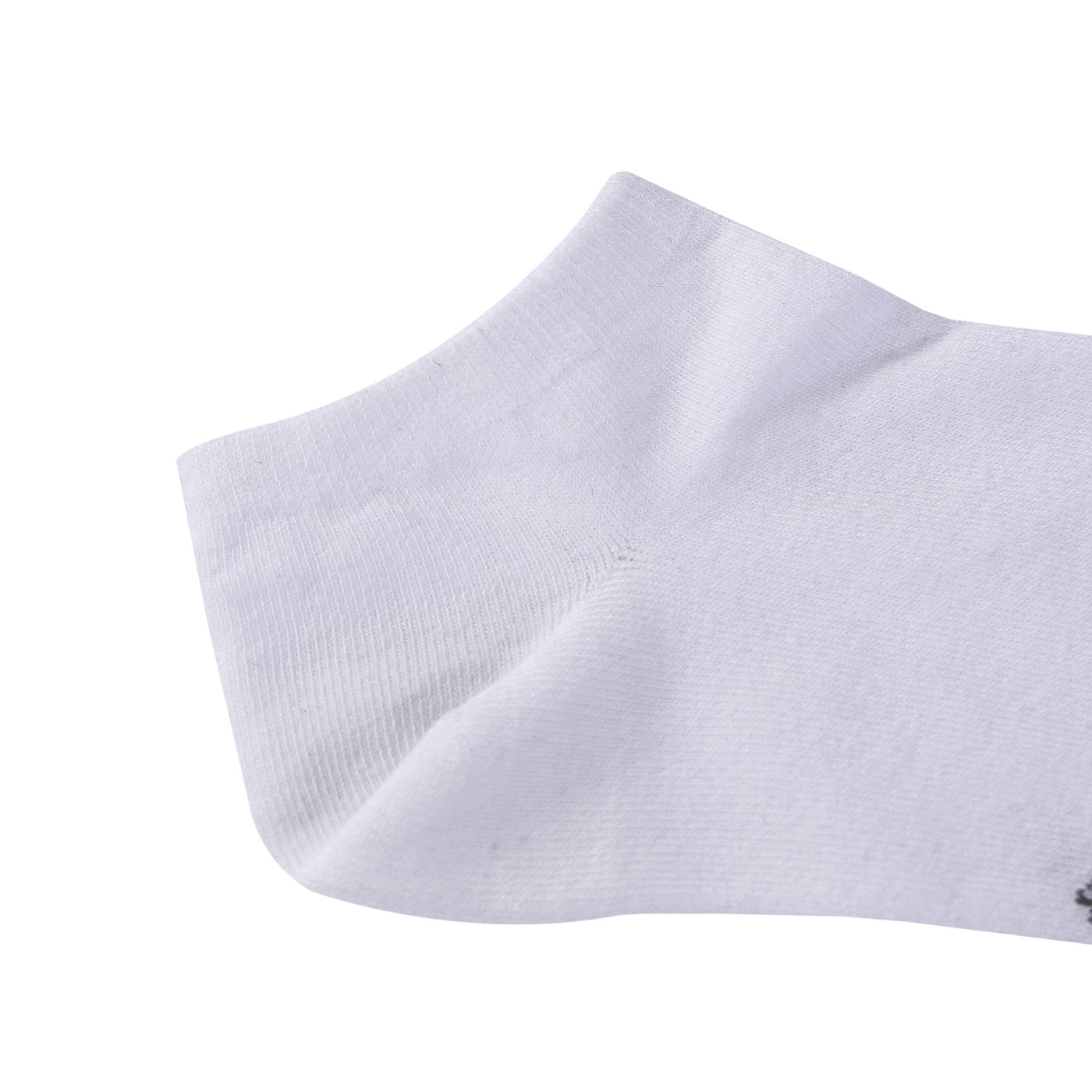 Laulax Ladies 6 Pairs Finest Combed Cotton Arch Support Trainer Socks, White, Size UK 3 - 5