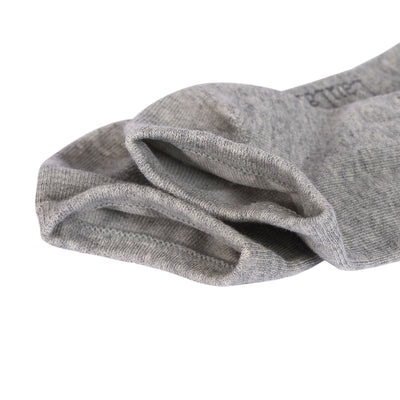 Laulax 6 paires de chaussettes d'entraînement pour soutien de la voûte plantaire en coton peigné fin, gris, taille UK 12-14/Europ 47-49