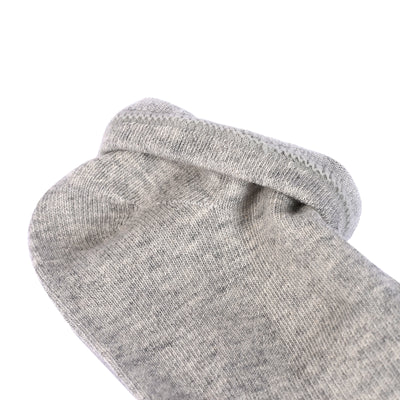 Laulax 6 paires de chaussettes d'entraînement pour soutien de la voûte plantaire en coton peigné fin, gris, taille UK 12-14/Europ 47-49