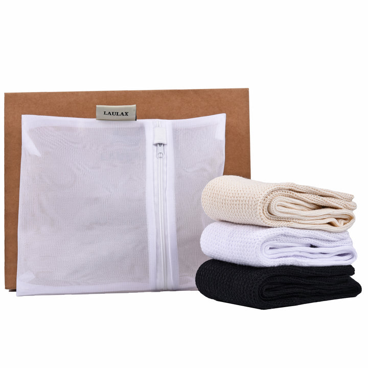Laulax 3 paires de chaussettes amples en coton pour diabétique à prise douce pour hommes, taille UK 7-11 / Europe 40-46, coffret cadeau 2 modèles 
