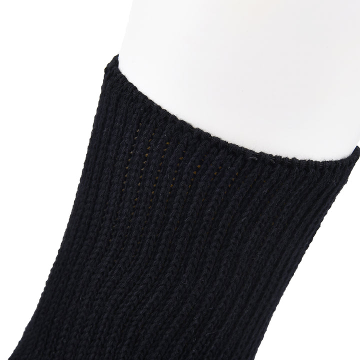 Laulax 3 paires de chaussettes amples en coton pour diabétique à prise douce pour hommes, taille UK 7-11 / Europe 40-46, coffret cadeau 2 modèles 