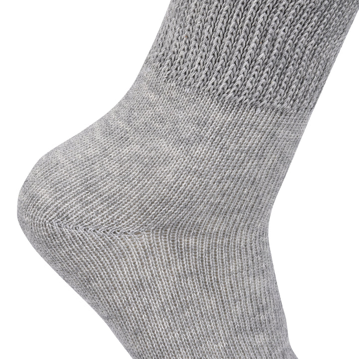 Laulax 3 paires de chaussettes amples en coton pour diabétique à prise douce pour hommes, taille UK 7-11 / Europe 40-46, coffret cadeau 2 modèles 