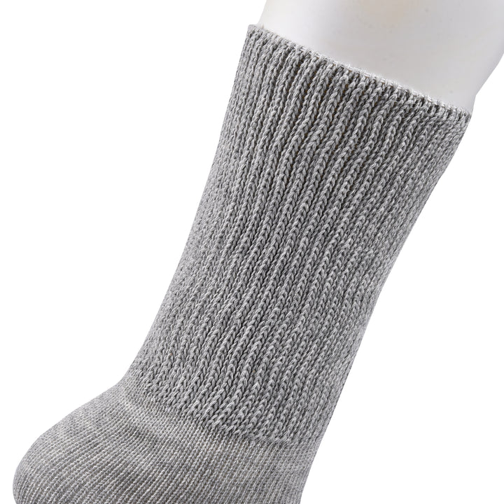 Laulax 3 paires de chaussettes amples en coton pour diabétique à prise douce pour hommes, taille UK 7-11 / Europe 40-46, coffret cadeau 2 modèles 