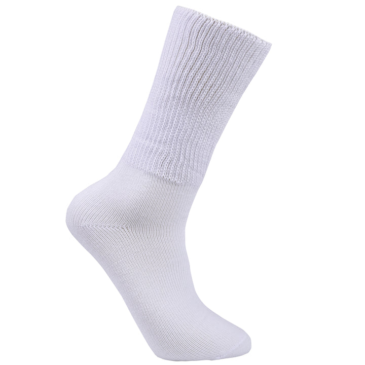 Laulax 3 paires de chaussettes amples en coton pour diabétique à prise douce pour hommes, taille UK 7-11 / Europe 40-46, coffret cadeau 2 modèles 
