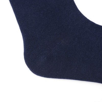 High Quality Formal Finest Combed Cotton Socks In Navy