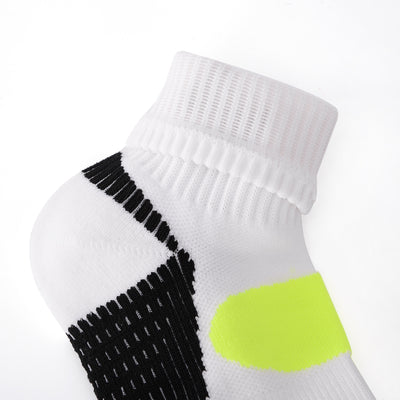 Laulax 4 pares de calcetines profesionales para correr Coolmax para hombre, 2 pares de protección del arco, 2 pares de compresión, talla UK 7 - 11 / Europa 41 - 46, set de regalo