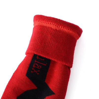Laulax 3 Pairs Ladies Long Hose Cashmere-Like Ski Socks, Size UK 3 - 7 / Europe 36 - 40, Gift Set, Red, Pink, Blue