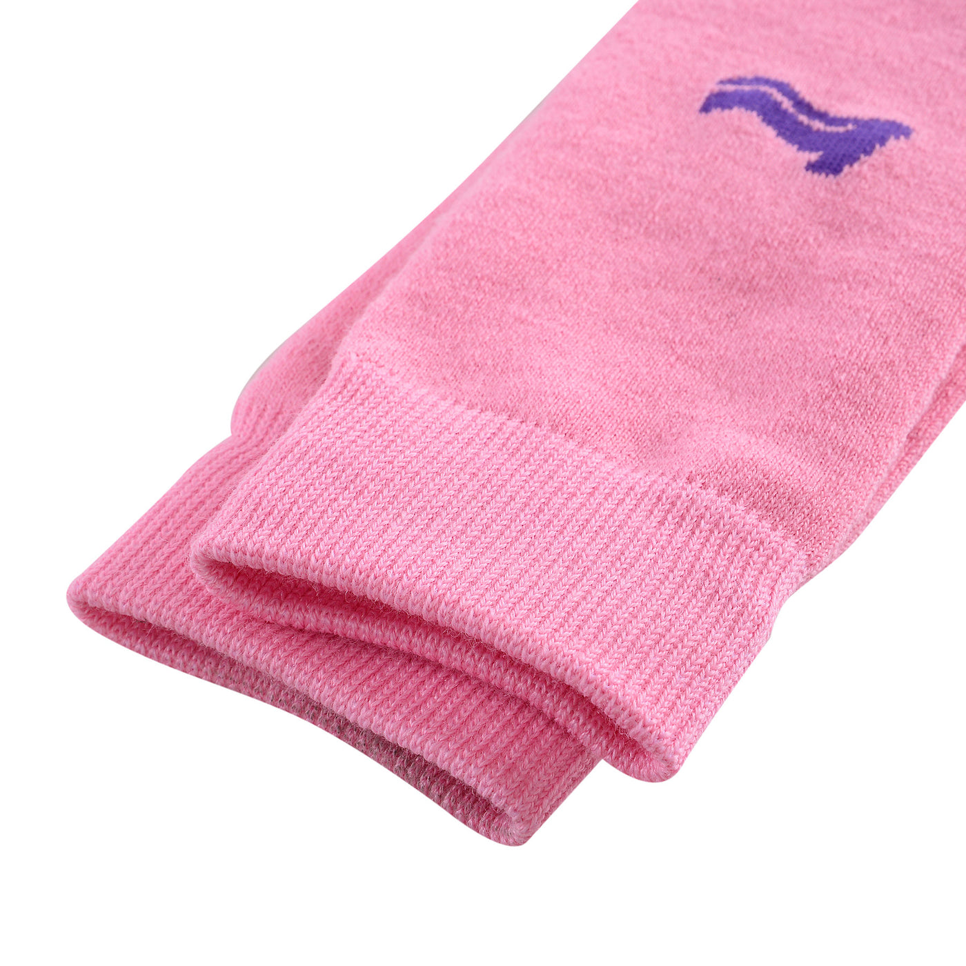 Laulax Ladies 2 Pairs High Quality Merino Wool Ski Socks, Gift Set, Size UK 3 - 7 / Europe 36 - 40, Black, Pink