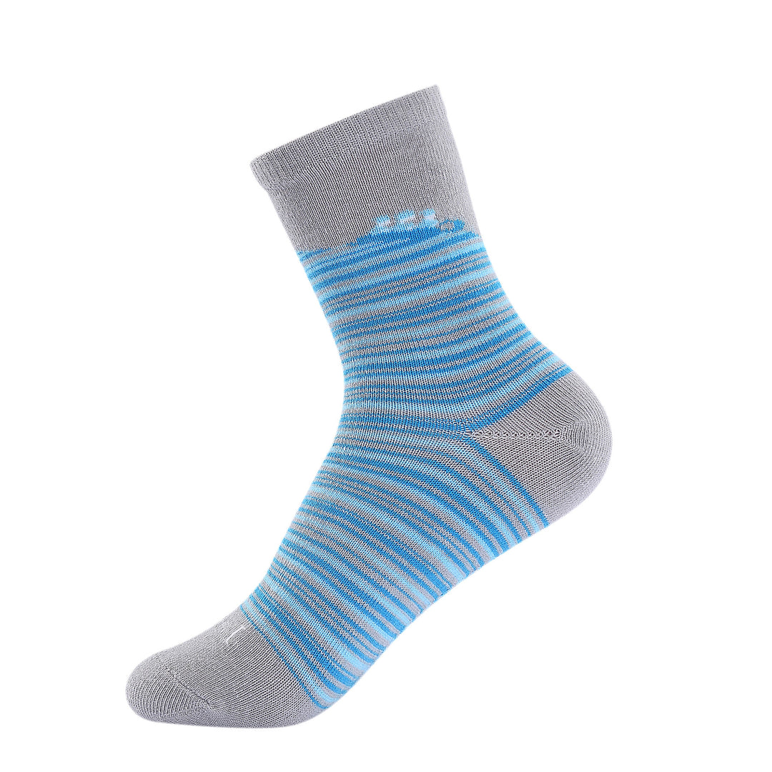 Laulax 6 paires de chaussettes pour enfants en coton peigné, taille UK Kids 9-11,5/Europe 27-30, coffret cadeau