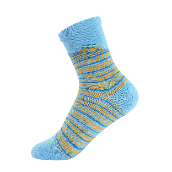 Laulax 6 paires de chaussettes pour enfants en coton peigné, taille UK Kids 9-11,5/Europe 27-30, coffret cadeau