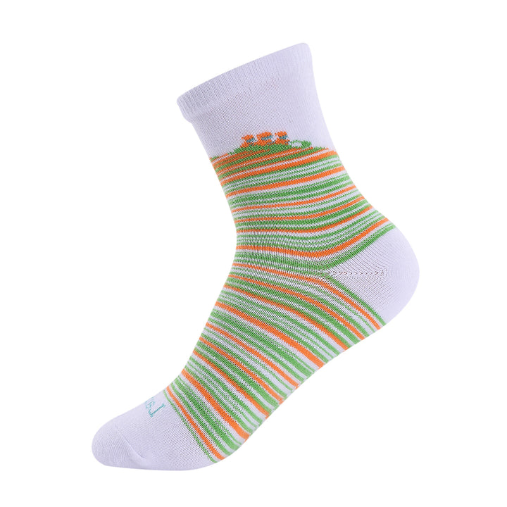 Laulax 6 paires de chaussettes pour enfants en coton peigné, taille UK Kids 9-11,5/Europe 27-30, coffret cadeau
