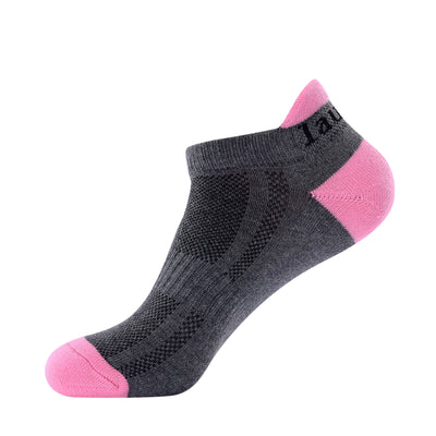 Laulax 4 pairs Ladies Professional Coolmax Running Socks, Achilles Tendon Protection, Size UK 3 - 8 / Europe 36 - 42, Gift Set