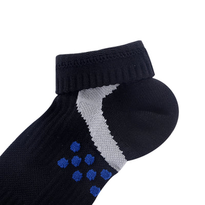Calcetines profesionales para correr COOLMAX - Masaje de compresión - Negro - Talla UK 7 - 11 