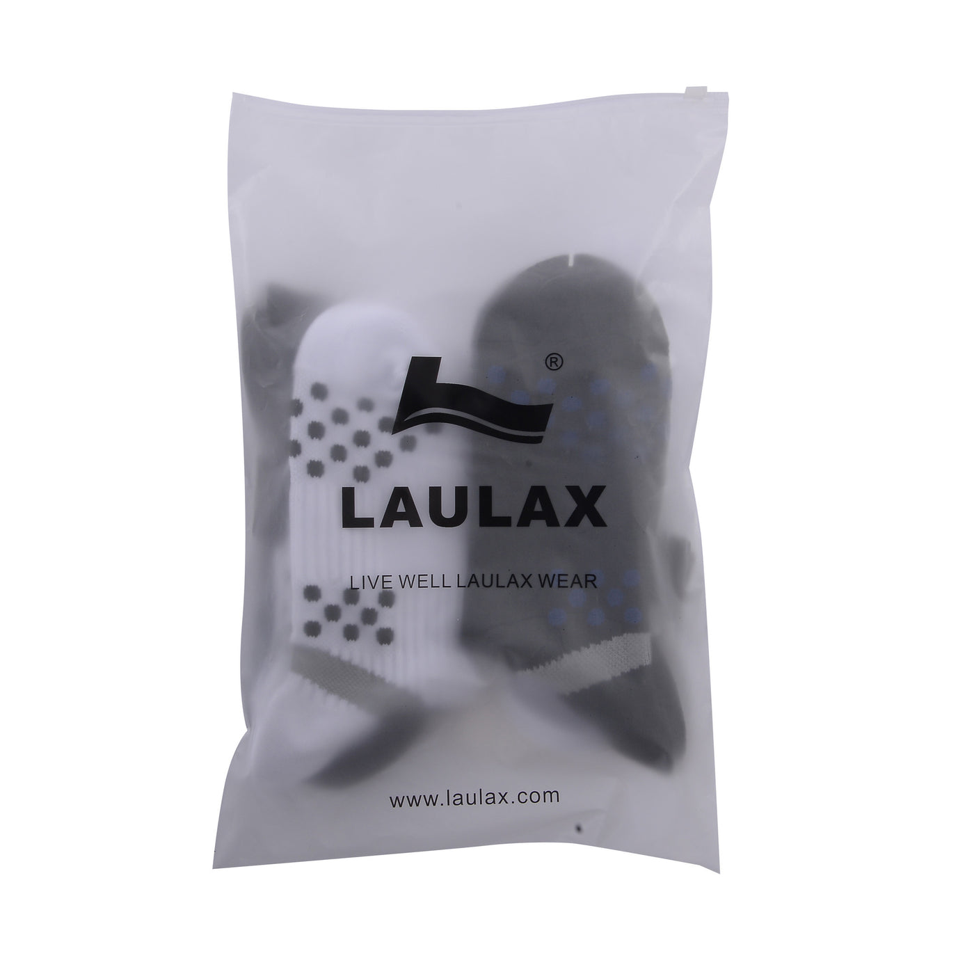 Laulax 4 Pairs Professional Coolmax Compression Massage Cycling Socks, Size UK 7 - 11 / Europe 41 - 46, Gift Set