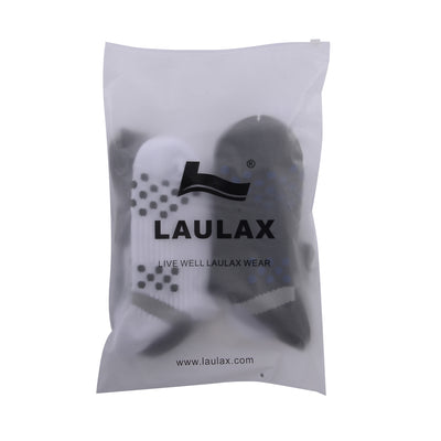 Laulax 4 pares de calcetines de ciclismo de masaje de compresión Coolmax profesionales, talla UK 7 - 11 / Europa 41 - 46, set de regalo