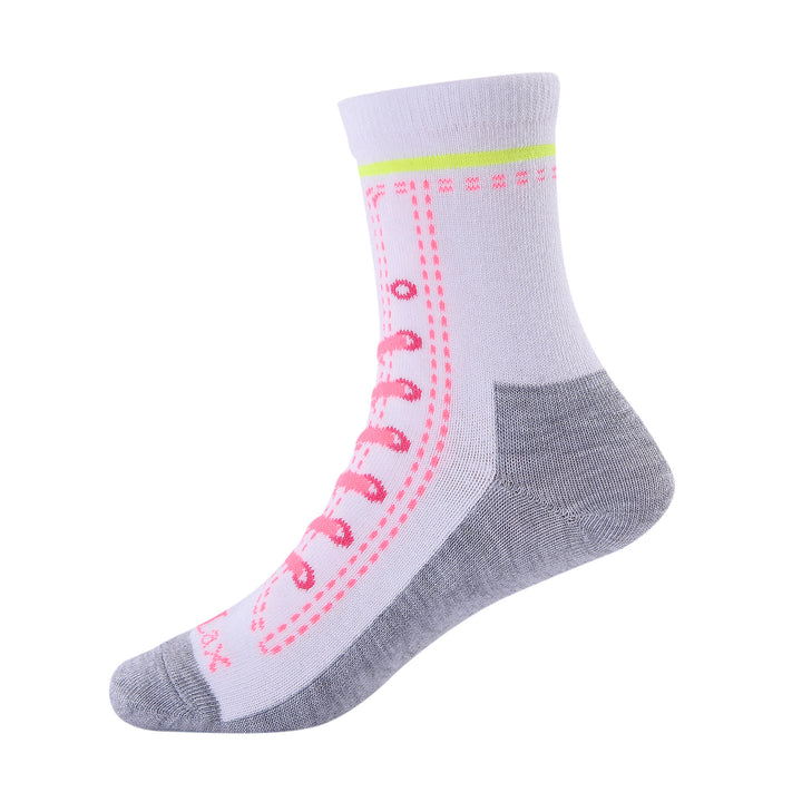 Shoes Design Laulax 6 paires de chaussettes en coton peigné pour fille, taille UK 6-8,5/Europe 23-26, coffret cadeau