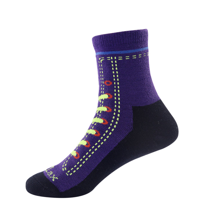 Shoes Design Laulax 6 paires de chaussettes en coton peigné pour fille, taille UK 6-8,5/Europe 23-26, coffret cadeau