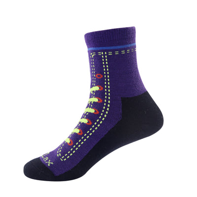 Shoes Design Laulax 6 Pairs Combed Cotton Girl's Socks Size UK 6-8.5/Europe 23-26 Gift Set