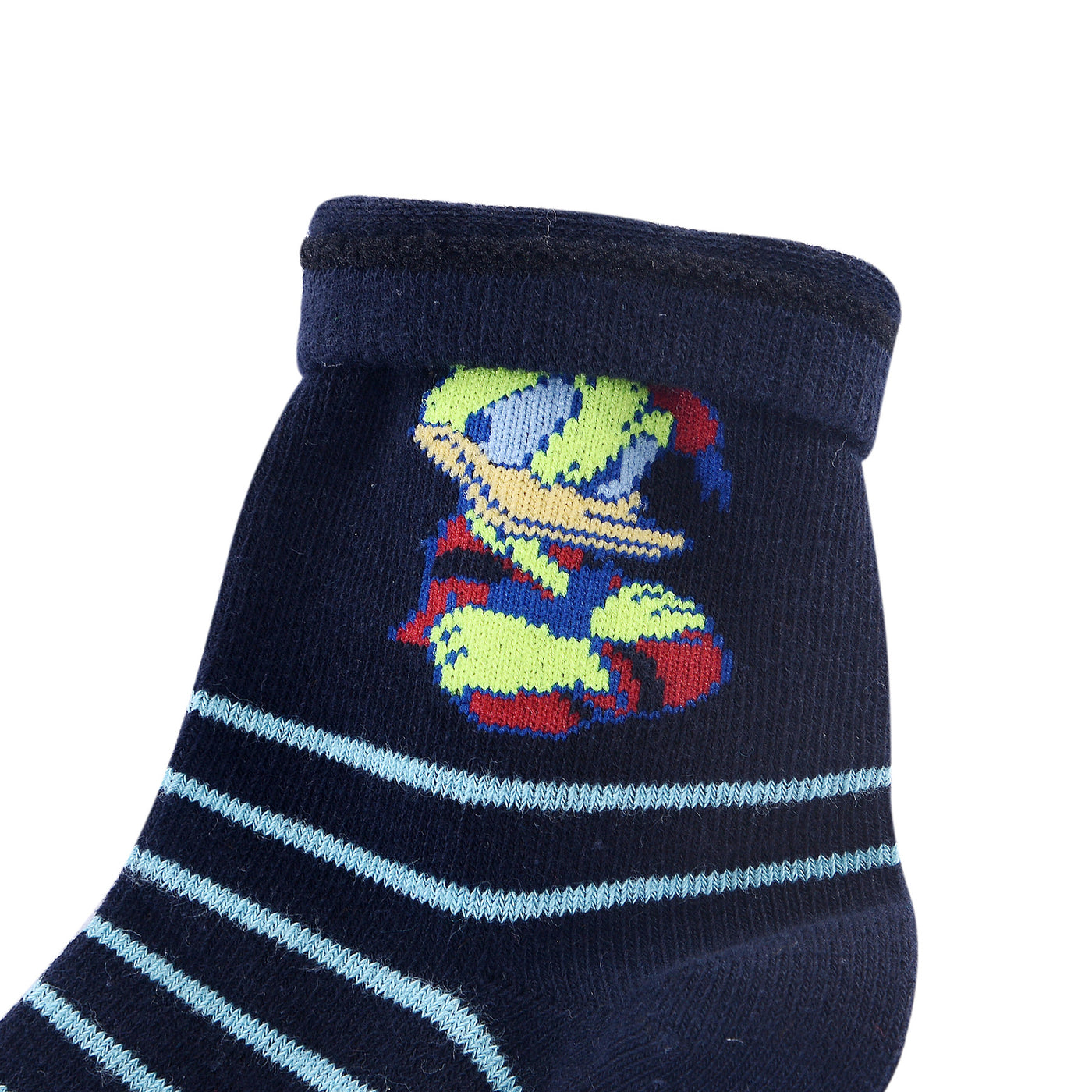 6 pares de calcetines de algodón peinado para niño - Pato lindo - Talla UK Junior 6-8.5/ Europa 23-26 