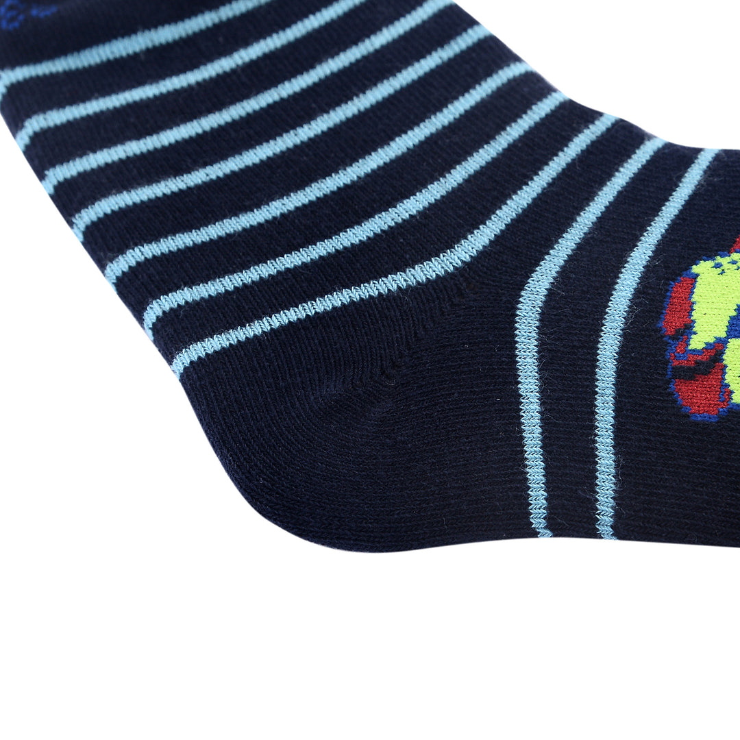 6 paires de chaussettes pour garçon en coton peigné - Canard mignon - Taille UK Junior 6-8,5/ Europe 23-26 