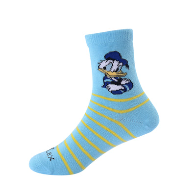 Cute Duck Laulax 6 Pairs Combed Cotton Boys Socks Gift set Size UK 6-8.5/ Europe 23-26
