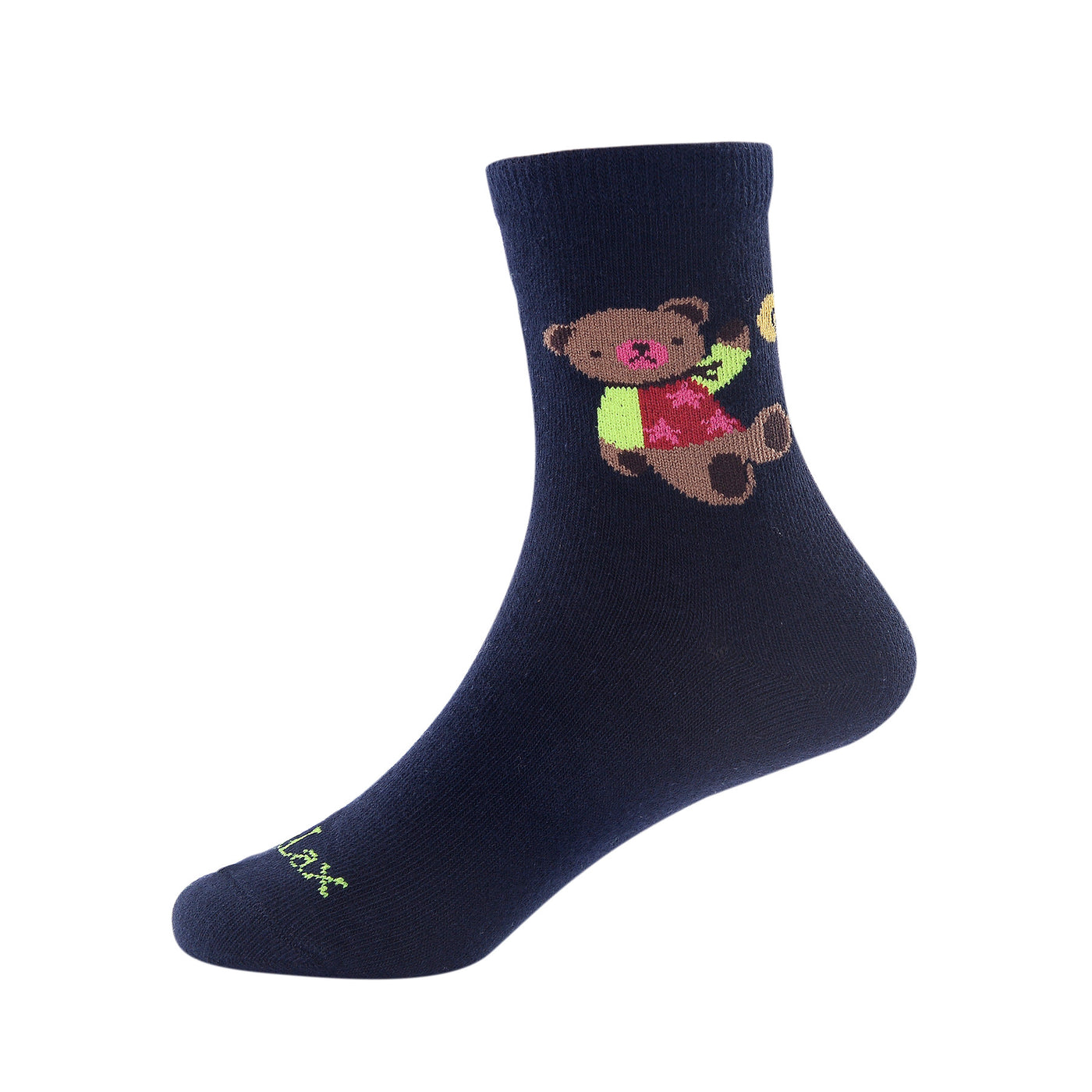 Pretty Bear Laulax 6 Pairs Combed Cotton Girl Socks Gift set Size UK 6-8.5/Europe 23-26