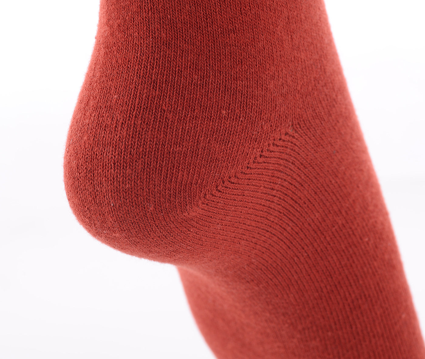 Finest Combed Cotton Knee High Socks - Plain Red