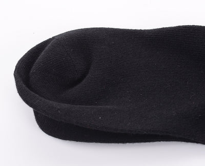 Finest Combed Cotton Knee High Socks - Plain Black