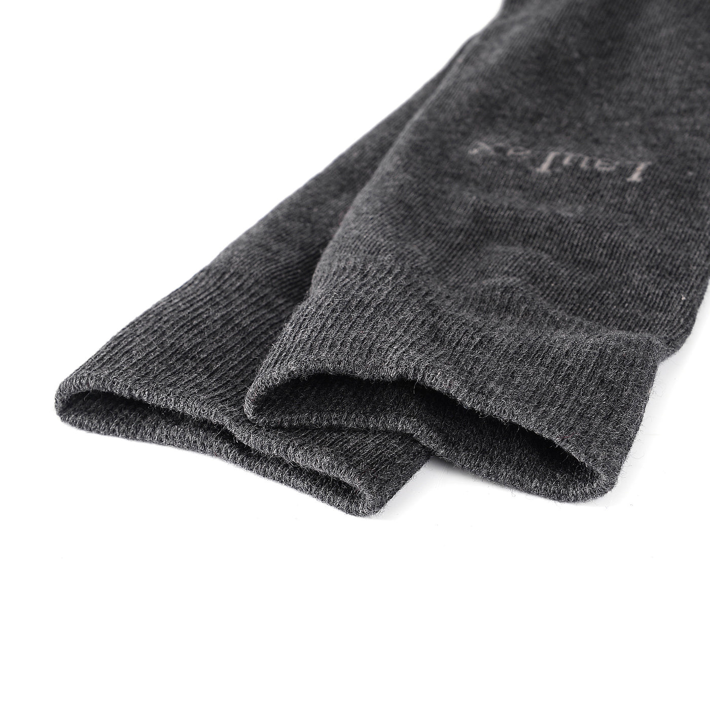 4 Pairs Finest Combed Cotton Smooth Seamless Toe Business Socks, Dark Grey / Anthracite, Gift Set