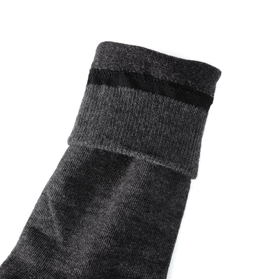 4 Pairs Finest Combed Cotton Smooth Seamless Toe Business Socks, Dark Grey / Anthracite, Gift Set