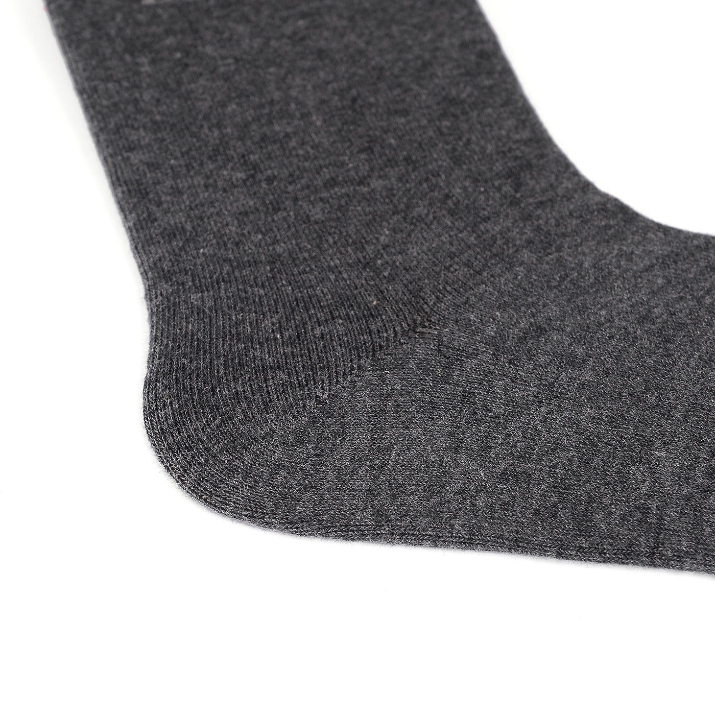 4 pares de calcetines de negocios con punta lisa y sin costuras de algodón peinado de la mejor calidad, gris oscuro / antracita, set de regalo 
