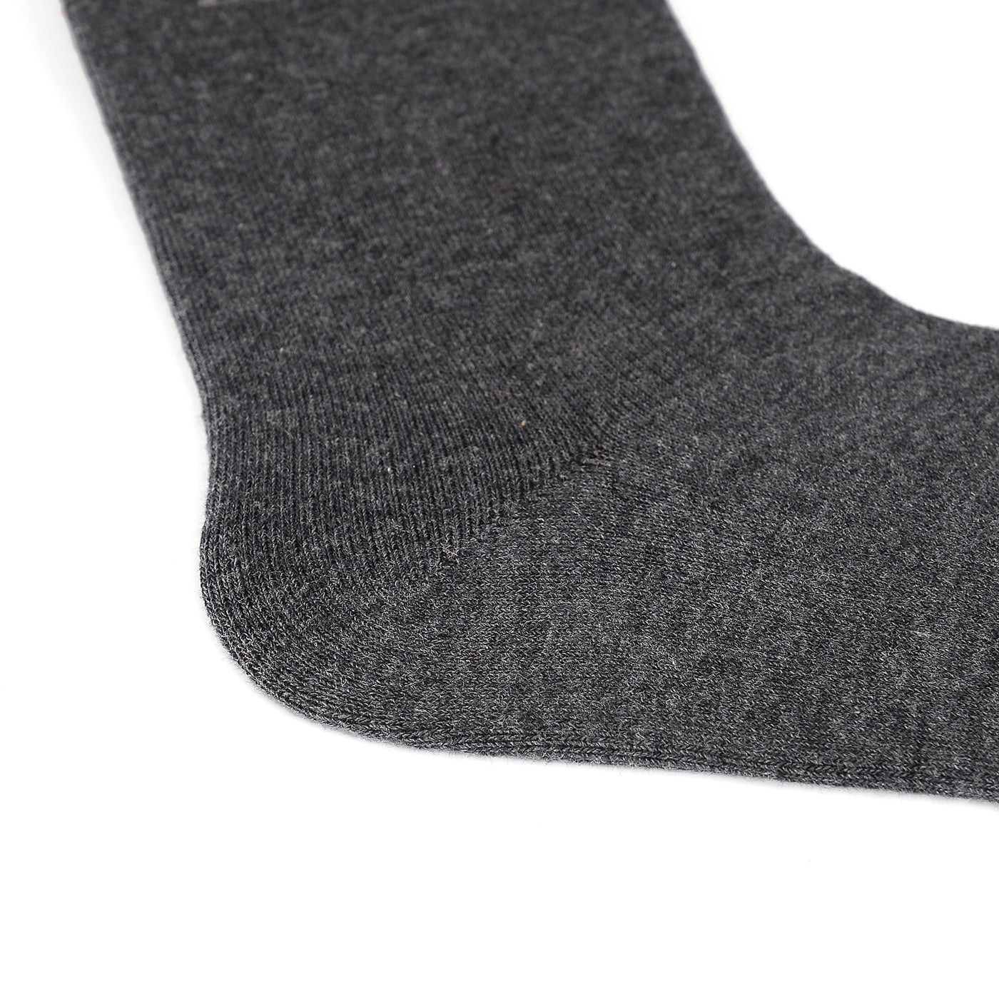 4 Pairs Finest Combed Cotton Smooth Seamless Toe Business Socks, Dark Grey / Anthracite, Gift Set