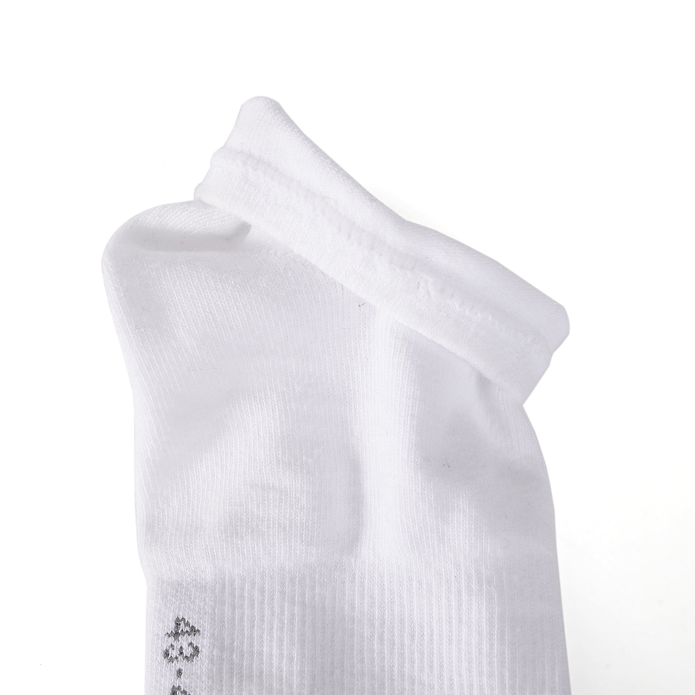 Laulax 6 paires de chaussettes d'entraînement pour soutien de la voûte plantaire en coton peigné fin, blanc, taille UK 9-11/Europ 43-46